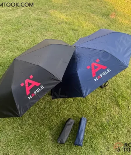 ผลงาน ร่มพับ 3ตอน UB003 โลโก้ HAFELE