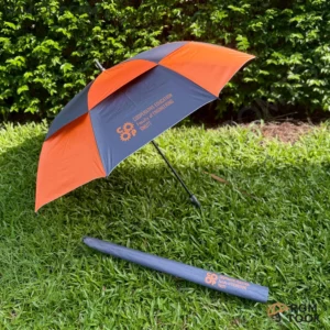 ผลงาน ร่มกอล์ฟ 2ชั้น รุ่นUB032 โลโก้C00P