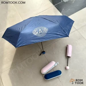 ผลงาน ร่มพับ 5 ตอน รุ่นUB040 โลโก้ พณิชยการบางนา