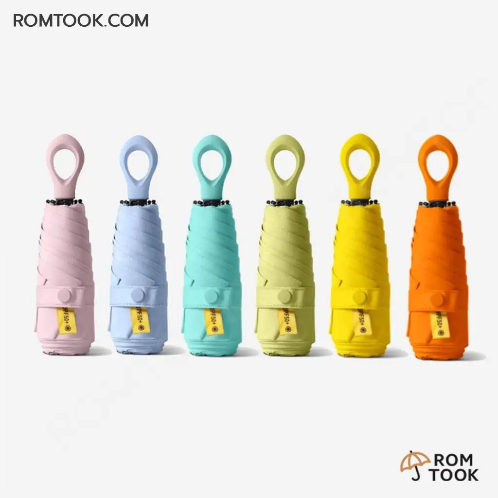 ร่มพับ 5ตอน รุ่นUB036 รวมสี