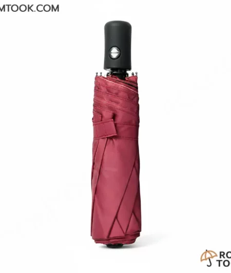 ร่มพับ 3 ตอน รุ่นUB002-A สีแดง