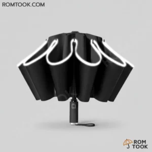 ร่มพับ 3 ตอน กางออโต้ รุ่นUB100 สีดำ