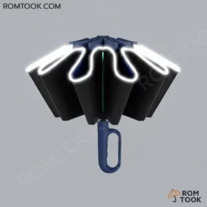 ร่มพับ 3ตอน กางออโต้ รุ่นUB101 สีน้ำเงิน